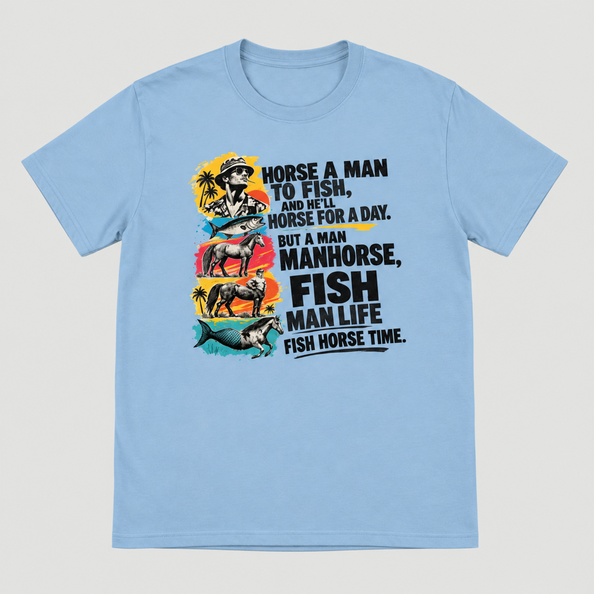 Horse Man Fish